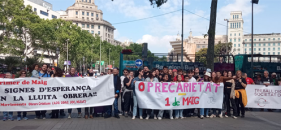 Crónica del Primero de Mayo y Día de la HOAC en Barcelona